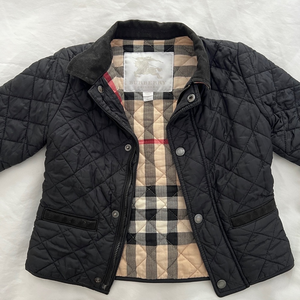 Burberry Quilted Children’s Lightweight Jacket